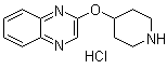 CAS 登录号：1185309-98-1, 2-(4-哌啶基氧基)喹喔啉盐酸盐