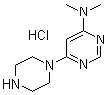 CAS # 1185310-57-9, N,N-Dimethyl-6-(1-piperazinyl)-4-pyrimidinamine hydrochloride