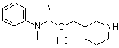 CAS 登录号：1185311-12-9, 1-甲基-2-(3-哌啶基甲氧基)-1H-苯并咪唑盐酸盐