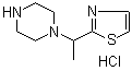 CAS 登录号：1185311-27-6, 1-[1-(2-噻唑基)乙基]哌嗪盐酸盐