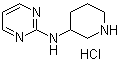 structure of CAS# 1185312-44-0, N-3-哌啶基-2-嘧啶胺盐酸盐
