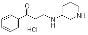 CAS 登录号：1185317-59-2, 1-苯基-3-(3-哌啶基氨基)-1-丙酮盐酸盐