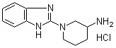 structure of CAS# 1185319-17-8, 1-(1H-苯并咪唑-2-基)-3-哌啶胺盐酸盐