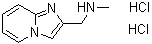 structure of CAS# 1185425-82-4, N-Methyl-imidazo[1,2-a]pyridine-2-methanamine hydrochloride (1:2)