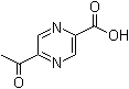 structure of CAS# 118543-96-7, 5-乙酰基-2-吡嗪羧酸