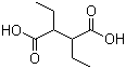 CAS # 1186-79-4, 2,3-Diethylsuccinic acid, 3,4-Hexanedicarboxylic acid