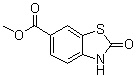 structure of CAS# 118620-99-8, 2,3-二氢-2-氧代-6-苯并噻唑羧酸甲酯