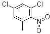 structure of CAS# 118665-00-2, 1,5-Dichloro-3-methyl-2-nitrobenzene