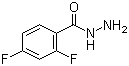 structure of CAS# 118737-62-5, 2,4-Difluorobenzoyl hydrazine