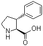 structure of CAS# 118758-48-8, (2S,3R)-3-苯基吡咯烷-2-甲酸