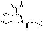 structure of CAS# 1187830-86-9, 2,4(1H)-异喹啉二甲酸 2-叔丁酯 4-甲酯