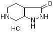 structure of CAS# 1187830-91-6, 1,2,4,5,6,7-六氢-3H-吡唑并[3,4-c]吡啶-3-酮盐酸盐