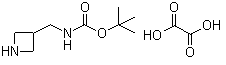 structure of CAS# 1187929-81-2, (吖丁啶-3-基甲基)氨基甲酸叔丁酯草酸盐