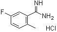structure of CAS# 1187930-24-0, 5-氟-2-甲基苯甲脒盐酸盐