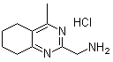 structure of CAS# 1188263-46-8, 5,6,7,8-四氢-4-甲基-2-喹唑啉甲胺盐酸盐