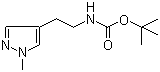 CAS # 1188264-99-4, tert-Butyl 2-(1-methyl-1H-pyrazol-4-yl)ethylcarbamate