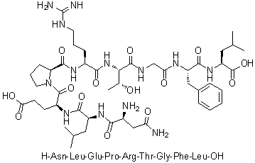 CAS 登录号：1188512-88-0, L-天冬氨酰胺酰-L-亮氨酰-L-alpha-谷氨酰-L-脯氨酰-L-精氨酰-L-苏氨酰甘氨酰-L-苯丙氨酰-L-亮氨酸
