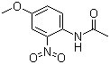 CAS # 119-81-3, 4'-Methoxy-2'-nitroacetanilide, N-(4-Methoxy-2-nitrophenyl)acetamide