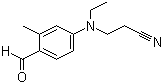 CAS 登录号：119-97-1, 4-(N-乙基-N-氰乙基)氨基-2-甲基苯甲醛, 2-甲基-4-[(N-乙基-N-氰乙基)氨基]苯甲醛