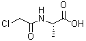 structure of CAS# 1190-32-5, N-氯乙酰基-DL-丙氨酸