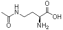 structure of CAS# 1190-46-1, (2S)-4-(Acetylamino)-2-aminobutanoic acid