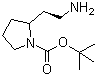 structure of CAS# 119020-01-8, (S)-1-N-叔丁氧羰基-2-(氨基乙基)吡咯烷