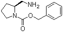 (S)-2-(Aminomethyl)-1-Cbz-pyrrolidine molecular structure (CAS 119020-03-0)