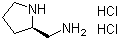structure of CAS# 119020-04-1, (R)-2-吡咯烷甲胺二盐酸盐