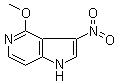 structure of CAS# 1190314-09-0, 4-甲氧基-3-硝基-1H-吡咯并[3,2-c]吡啶