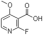 structure of CAS# 1190315-81-1, 2-Fluoro-4-methoxynicotinic acid
