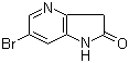 structure of CAS# 1190319-62-0, 6-溴-4-氮杂吲哚-2-酮
