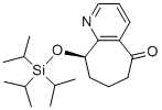 CAS 登录号：1190363-45-1, (R)-9-(三异丙基硅烷基氧基)-6,7,8,9-四氢-5H-环庚三烯并[b]吡啶-5-酮