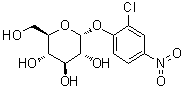structure of CAS# 119047-14-2, 2-氯-4-硝基苯基 alpha-D-吡喃葡萄糖苷
