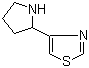 4-(Pyrrolidin-2-yl)thiazole molecular structure (CAS 1190702-11-4)