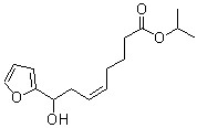 CAS 登录号：1190883-10-3, (5Z)-8-(2-呋喃基)-8-羟基-5-辛烯酸异丙酯