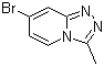structure of CAS# 1190927-76-4, 7-溴-3-甲基-1,2,4-三唑并[4,3-a]吡啶