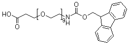 5,8,11,14,17,20,23,26,29-Nonaoxa-2-azadotriacontanedioic acid 1-(9H-fluoren-9-ylmethyl) ester molecular structure (CAS 1191064-81-9)