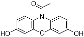 structure of CAS# 119171-73-2, 10-乙酰基-3,7-二羟基吩噁嗪