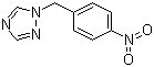 structure of CAS# 119192-09-5, 1-(4-Nitrophenyl)methyl-1,2,4-triazole