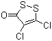 CAS 登录号：1192-52-5, 二氯-1,2-二硫环戊烯酮, 4,5-二氯-3H-1,2-二硫环戊-4-烯-3-酮, DDCP