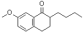 2-Butyl-3,4-dihydro-7-methoxy-1(2H)-naphthalenone molecular structure (CAS 119229-12-8)