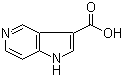 structure of CAS# 119248-43-0, 1H-吡咯并[3,2-c]吡啶-3-羧酸