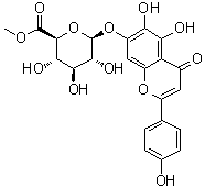 CAS 登录号：119262-68-9, 5,6-二羟基-2-(4-羟基苯基)-4-氧代-4H-1-苯并吡喃-7-基 beta-D-吡喃葡糖苷酸甲酯