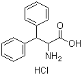 2-Amino-3,3-diphenylpropanoic acid hydrochloride molecular structure (CAS 119273-60-8)