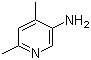 structure of CAS# 1193-71-1, 2,4-二甲基-5-氨基吡啶