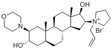 structure of CAS# 119302-86-2, 17-脱乙酰基罗库铵
