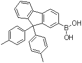 structure of CAS# 1193104-83-4, B-[9,9-Bis(4-methylphenyl)-9H-fluoren-2-yl]boronic acid
