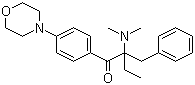 structure of CAS# 119313-12-1, 2-Benzyl-2-(dimethylamino)-4'-morpholinobutyrophenone