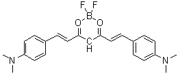 structure of CAS# 1193447-34-5, (T-4)-[(1E,6E)-1,7-二[4-(二甲基氨基)苯基]-1,6-庚二烯-3,5-二酮]二氟化硼