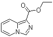 structure of CAS# 119448-87-2, 咪唑并[1,5-a]吡啶-1-羧酸乙酯